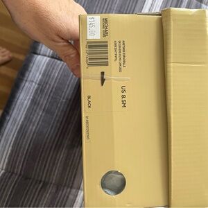 Michael Kors Black and Beige Shoe Box